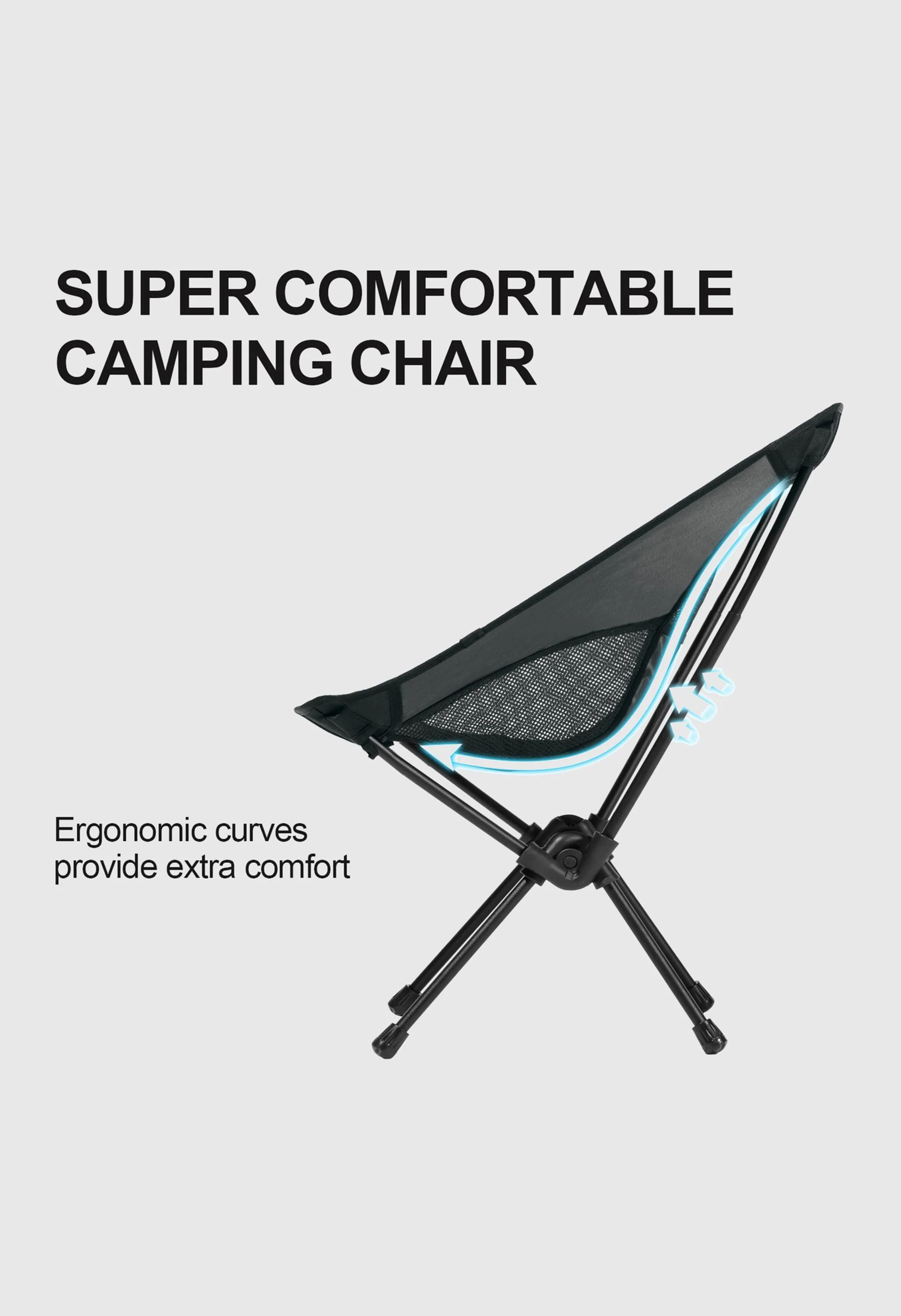 CAMEL CROWN Outdoor Lawn Hiking Beach Picnic Camping Chair - Image 4