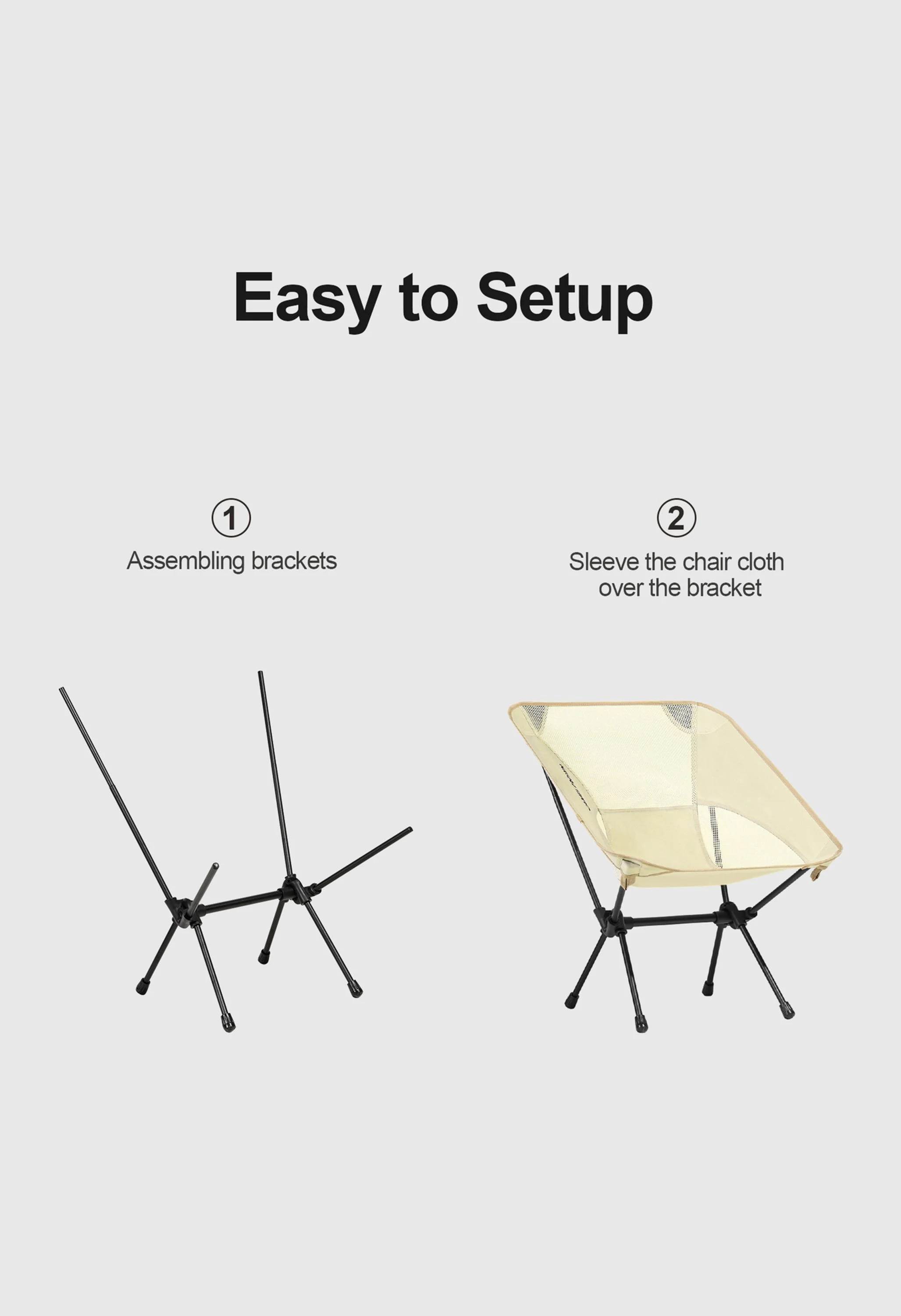 CAMEL CROWN Outdoor Lawn Hiking Beach Picnic Camping Chair - Image 5