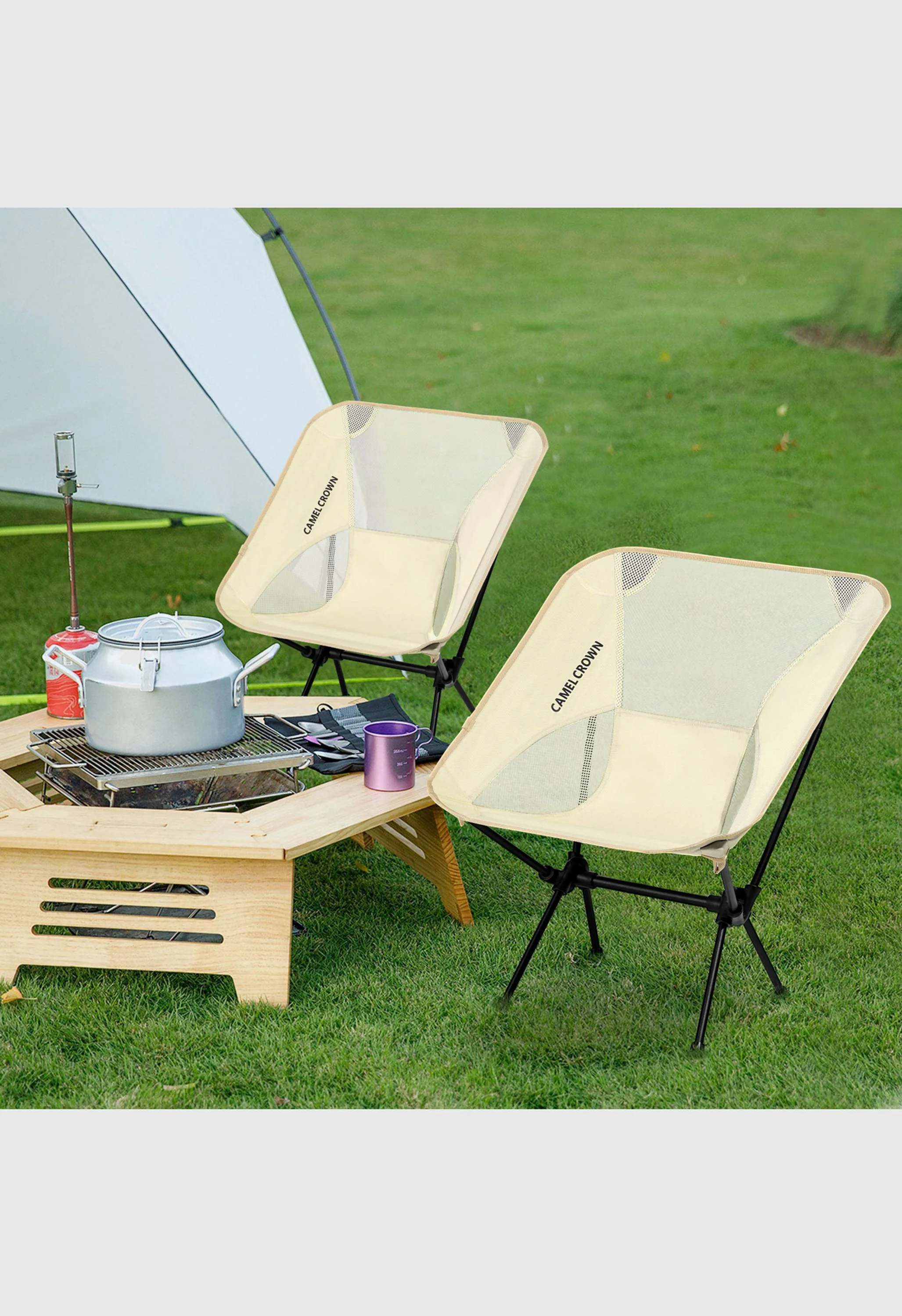 CAMEL CROWN Outdoor Lawn Hiking Beach Picnic Camping Chair - Image 6