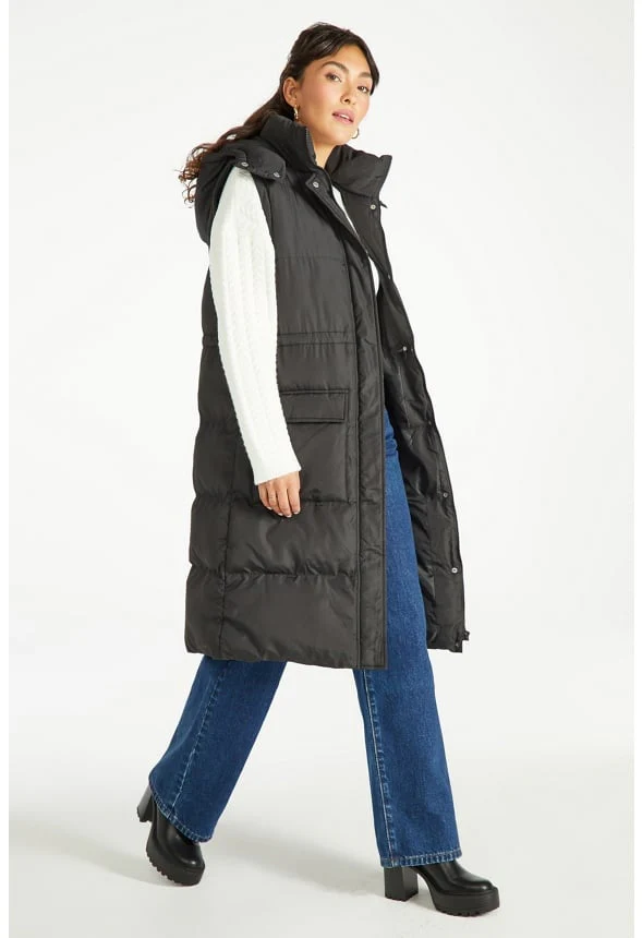 2 In 1 Longline Puffer Jacket - Image 5