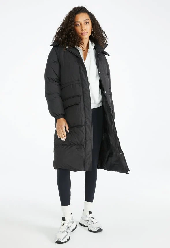 2 In 1 Longline Puffer Jacket - Image 6