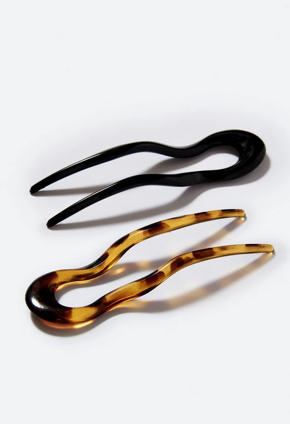 2-Pack Bay Resin Hair Pins - Image 3