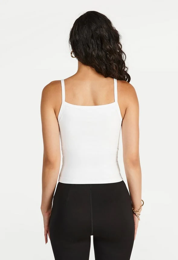 2-Pack Cropped Strappy Rib Tank - Image 6