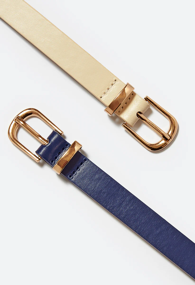 2-Pack Fran Skinny Belts - Image 3