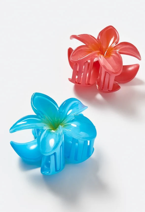 2-Pack Giada Ibiscus Hair Claws - Image 3