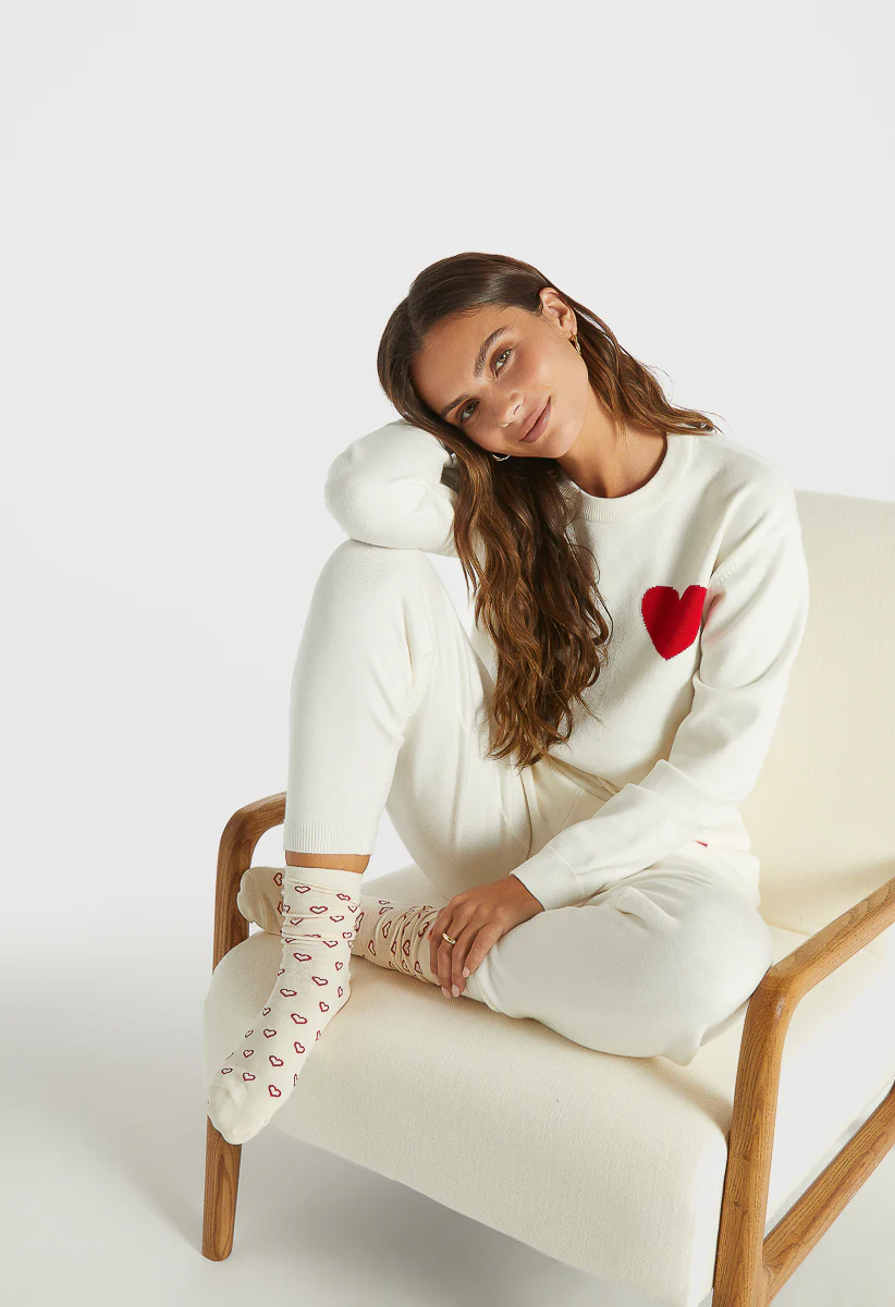 2-Pack Heart Motif Socks - Image 4