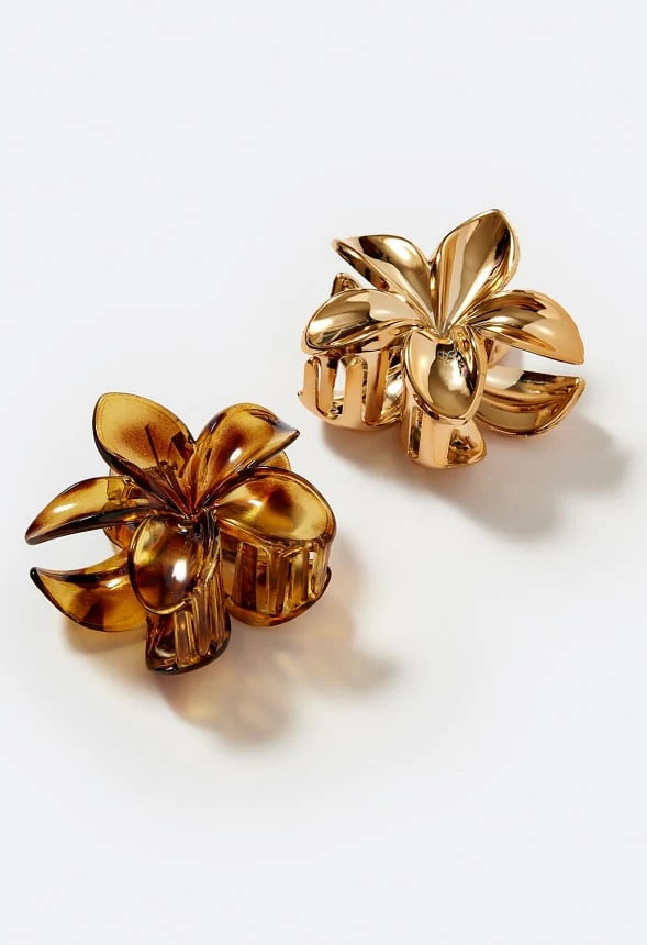 2-Pack Lana Flower Hair Claws - Image 3