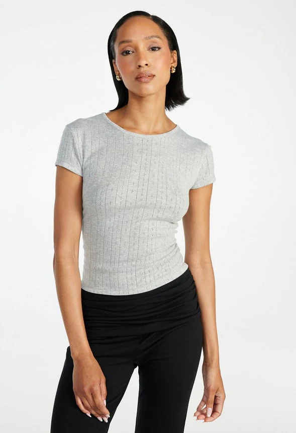 2-Pack Pointelle Tee - Image 3