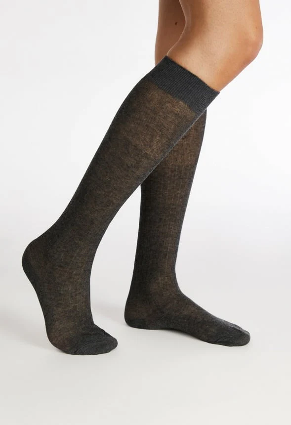 2-Pack Ribbed Knee High Sock Set - Image 4