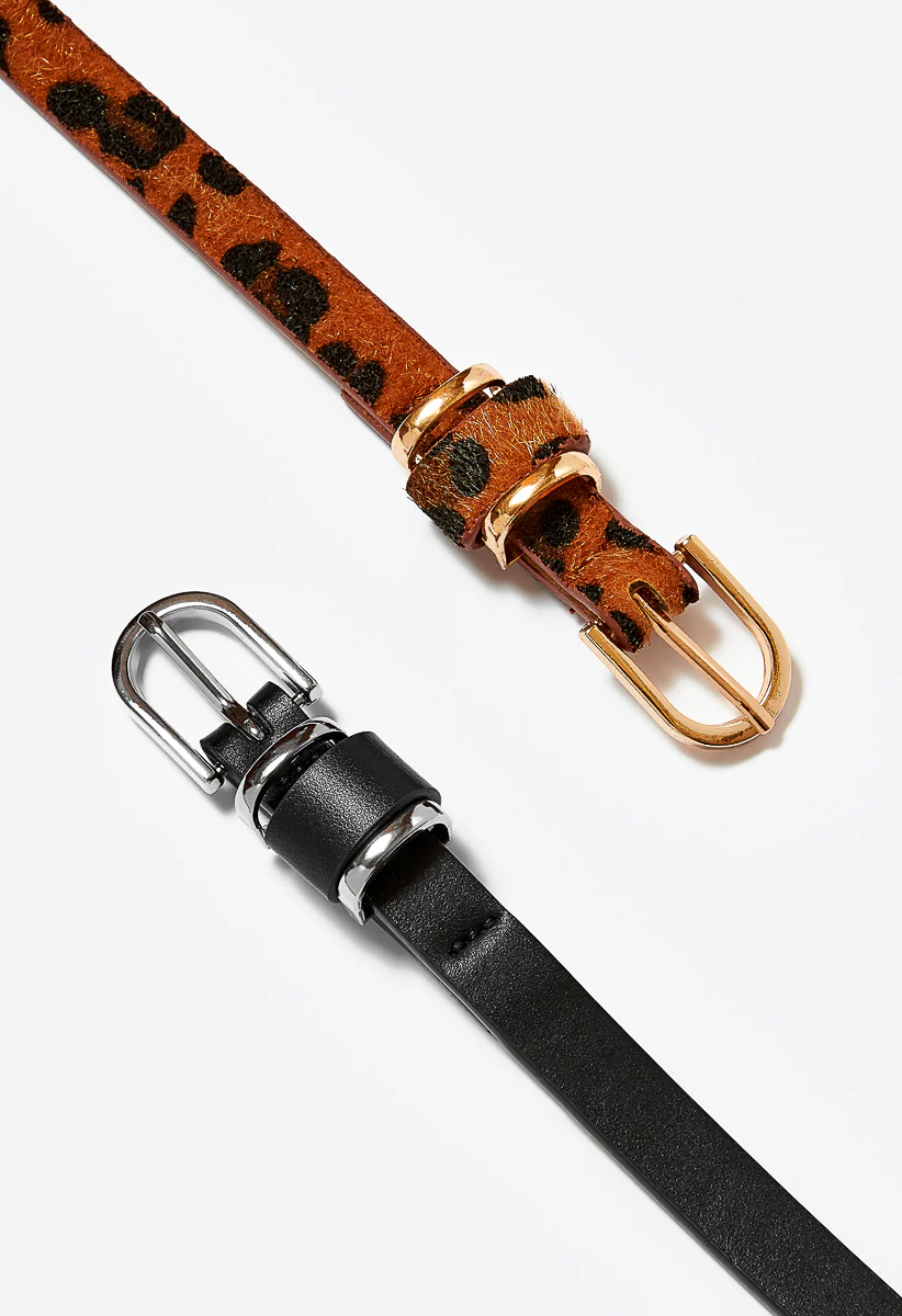 2-Pack Rumi Skinny Belts - Image 3