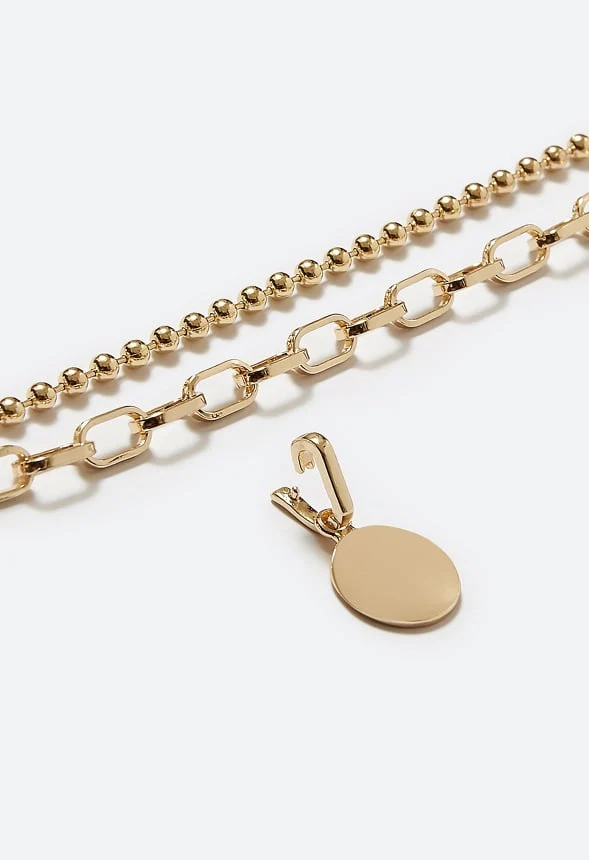 2-Row Iola Chain Bracelets Pack With Interchangeable Charm - Image 3