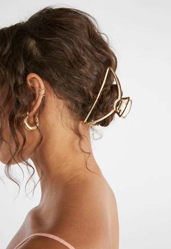 3 Pack Metal Hair Claw Set - Image 2
