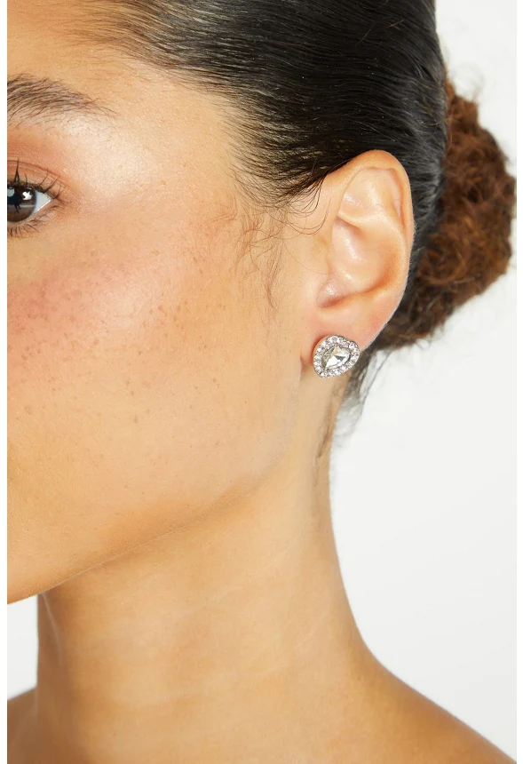 3-Pair Pack Aspyn Glass Stones Stud Earrings - Image 2