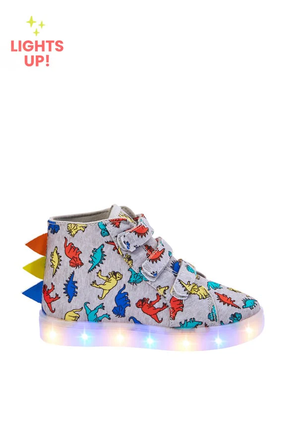 3D Dino Light Up High Top Sneaker - Image 4