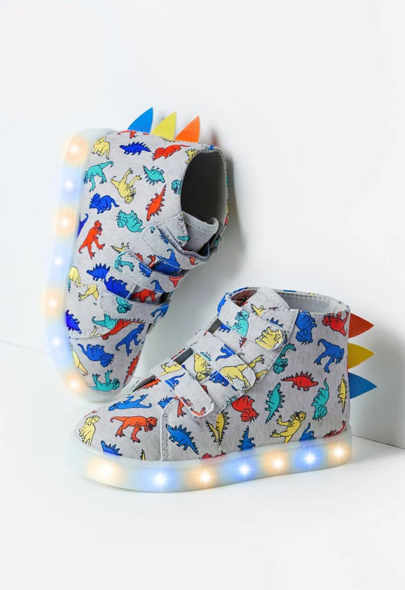 3D Dino Light Up High Top Sneaker - Image 6