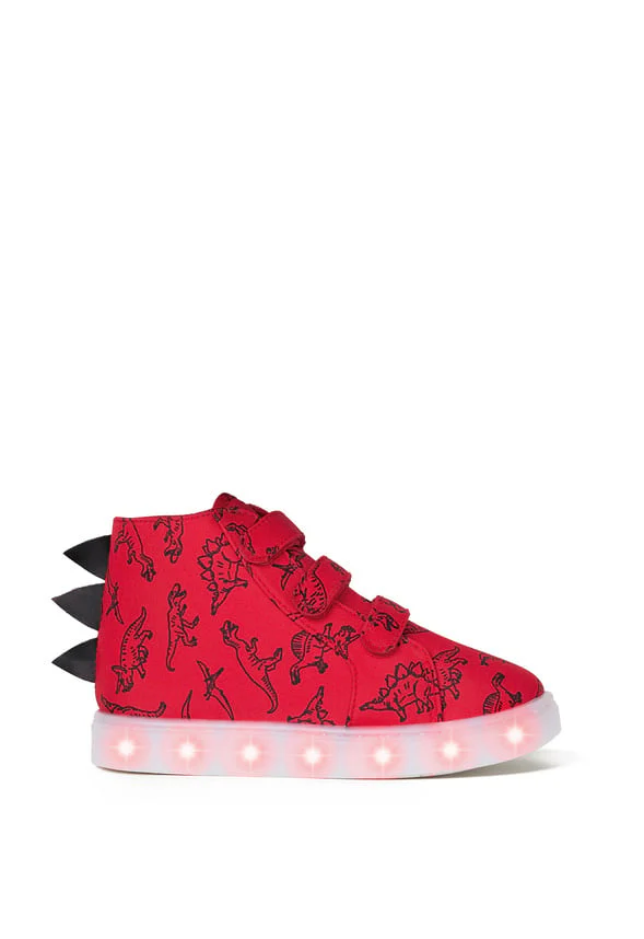3D Dino Light Up High Top Sneaker - Image 3
