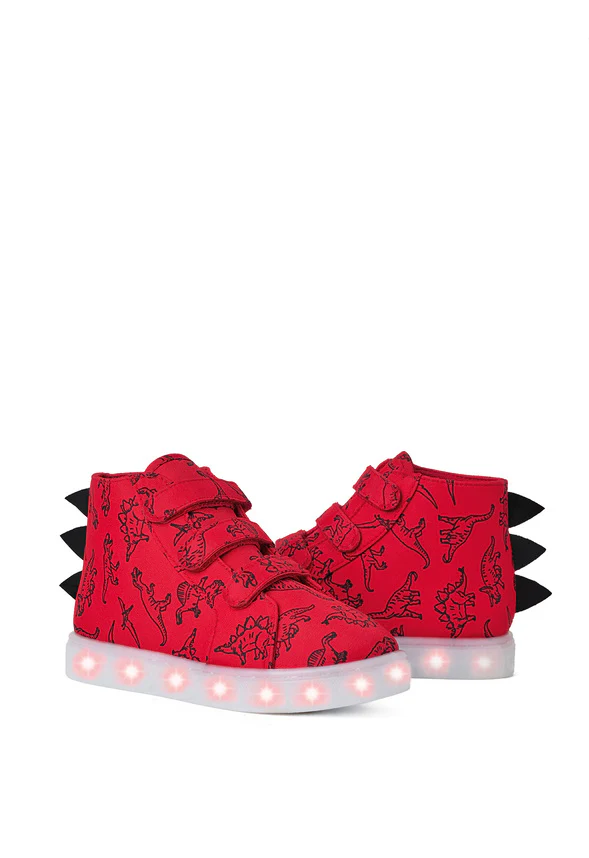 3D Dino Light Up High Top Sneaker - Image 4