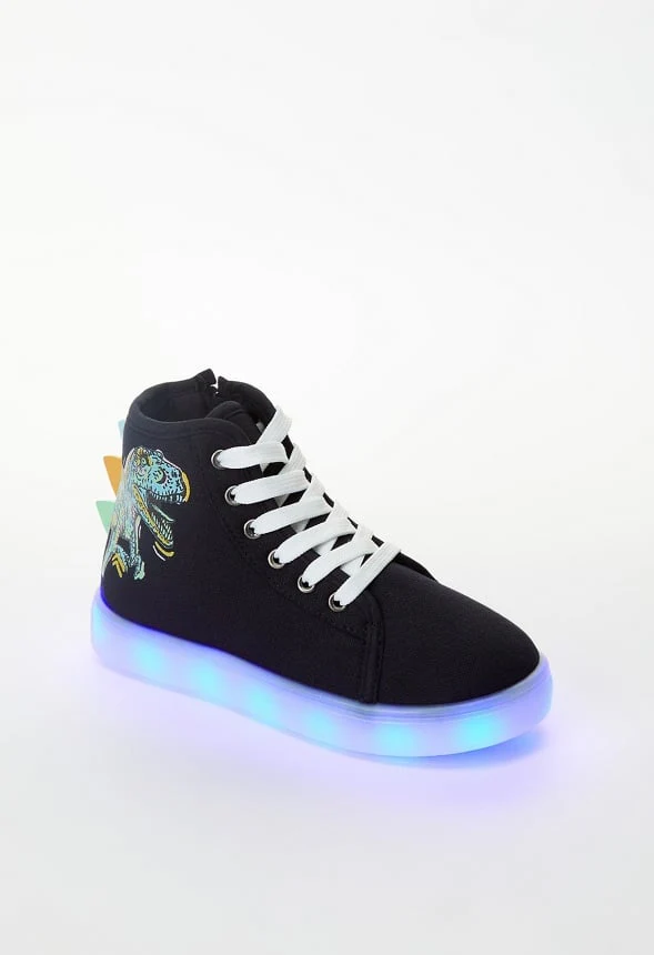 3D Spike Dino Light Up High Top