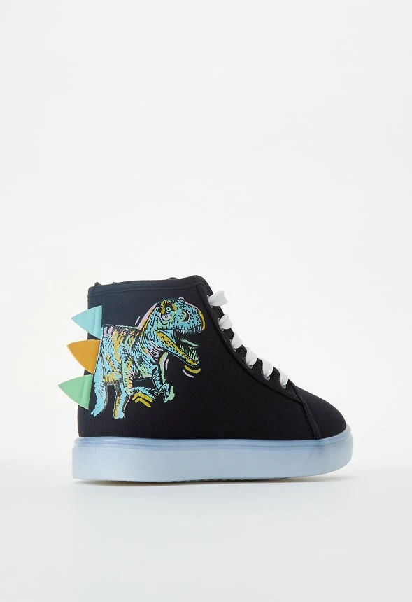 3D Spike Dino Light Up High Top - Image 2