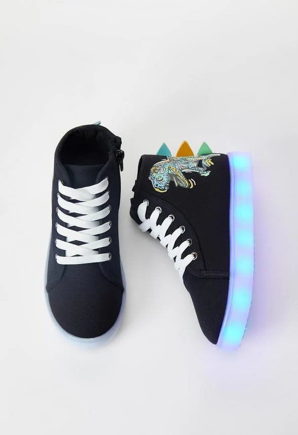 3D Spike Dino Light Up High Top - Image 3