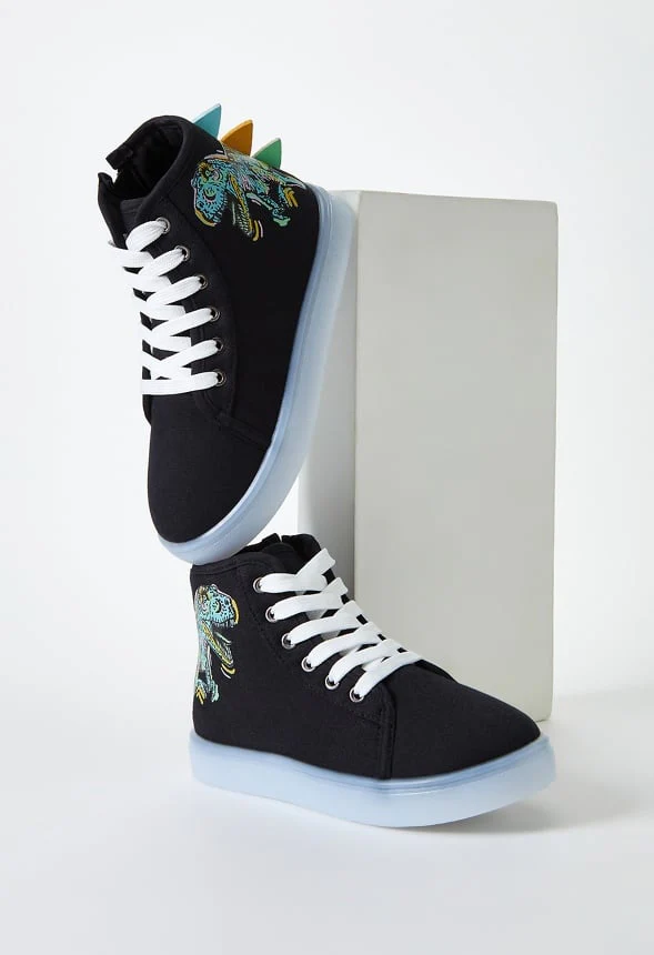 3D Spike Dino Light Up High Top - Image 4