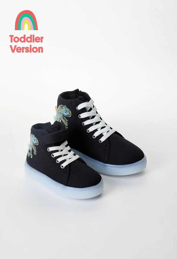3D Spike Dino Light Up High Top - Image 6