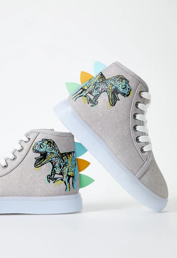3D Spike Dino Light Up High Top - Image 2