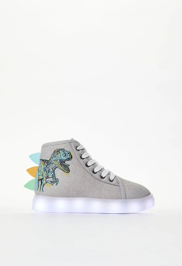 3D Spike Dino Light Up High Top - Image 3