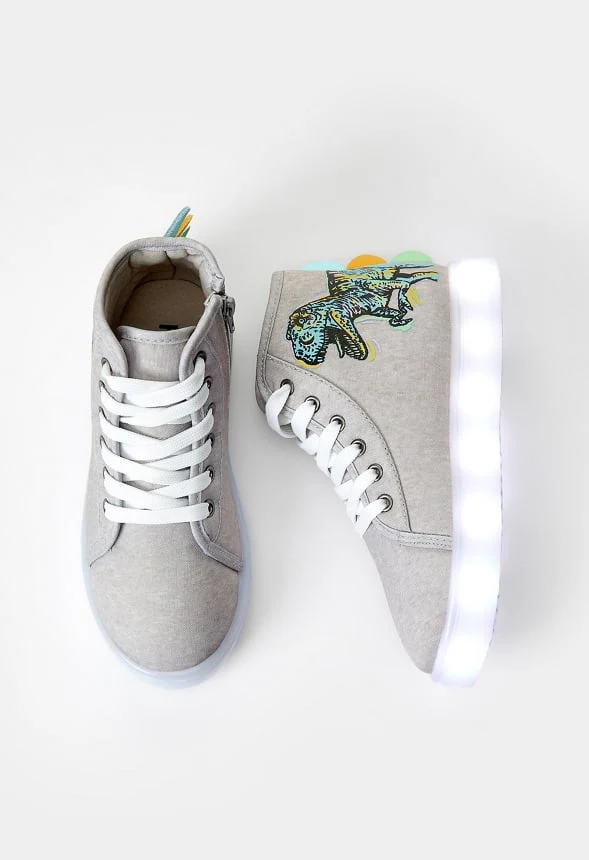 3D Spike Dino Light Up High Top - Image 4
