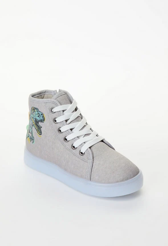 3D Spike Dino Light Up High Top - Image 9