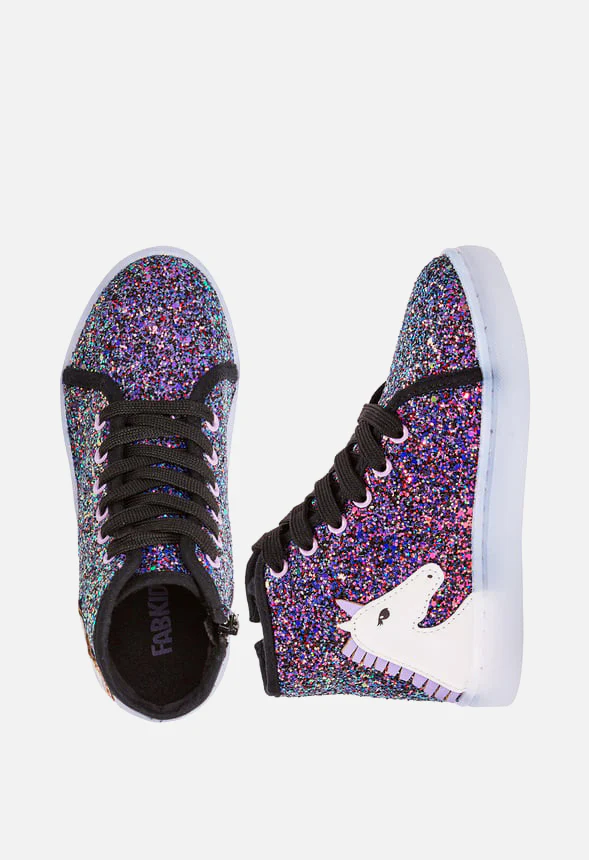 3D Unicorn High Top Light Up Sneaker - Image 2