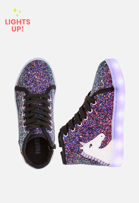 3D Unicorn High Top Light Up Sneaker - Image 5