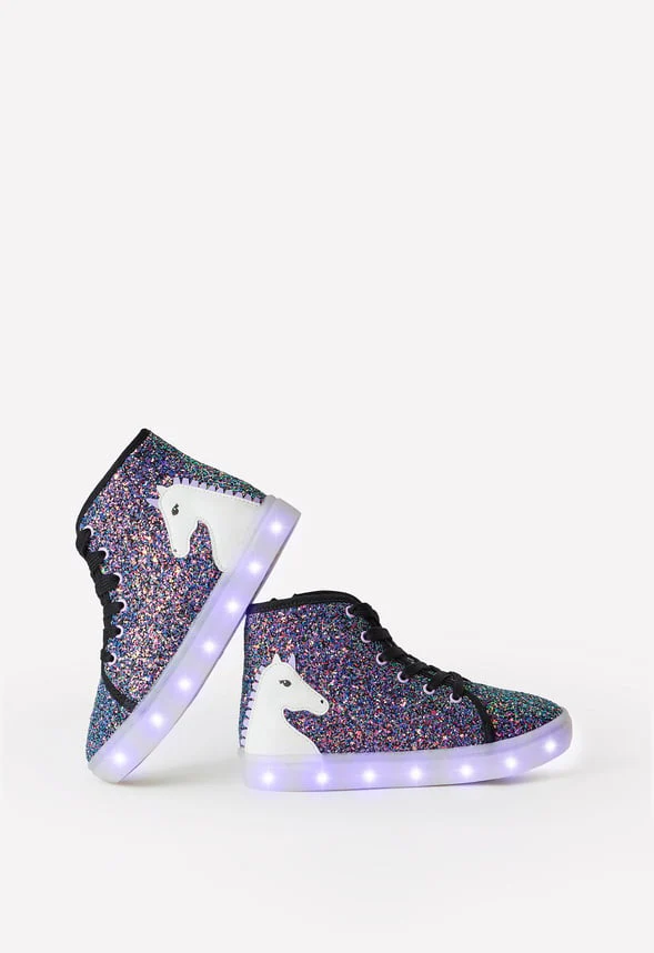 3D Unicorn High Top Light Up Sneaker - Image 3