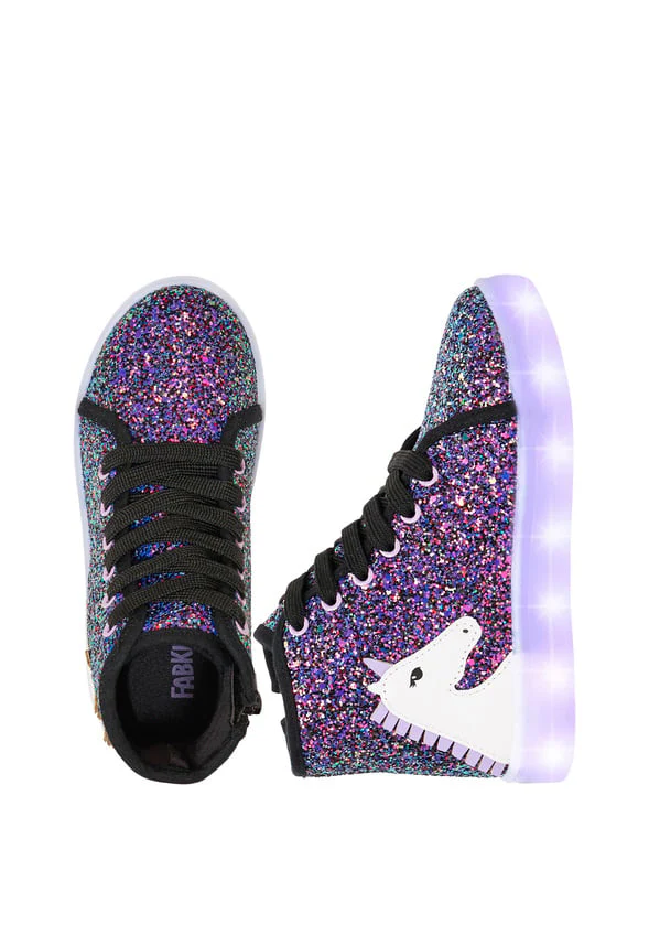 3D Unicorn High Top Light Up Sneaker - Image 5