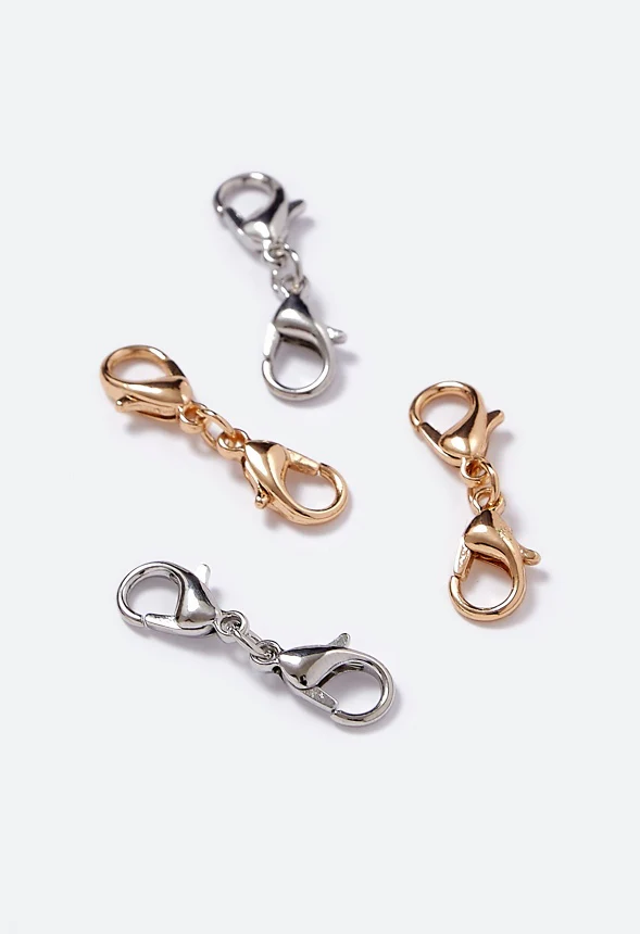 4-Pack Set Mixed Plating Lobster Clasps - Image 2