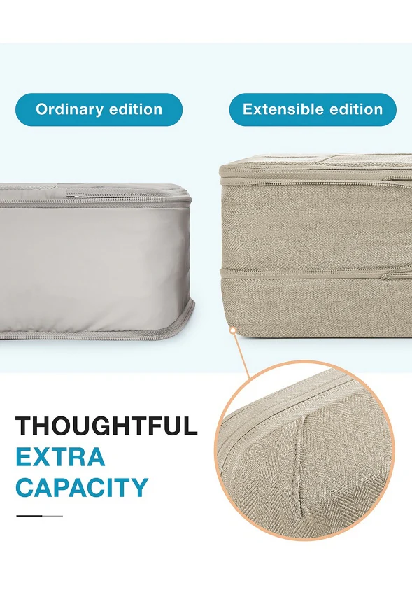 6 PCS Compression Travel Packing Cubes for Suitcas - Image 4