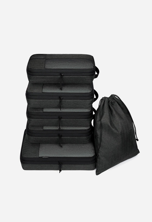 6-Piece Compression Travel Packing Cubes for Suitcase - Image 2