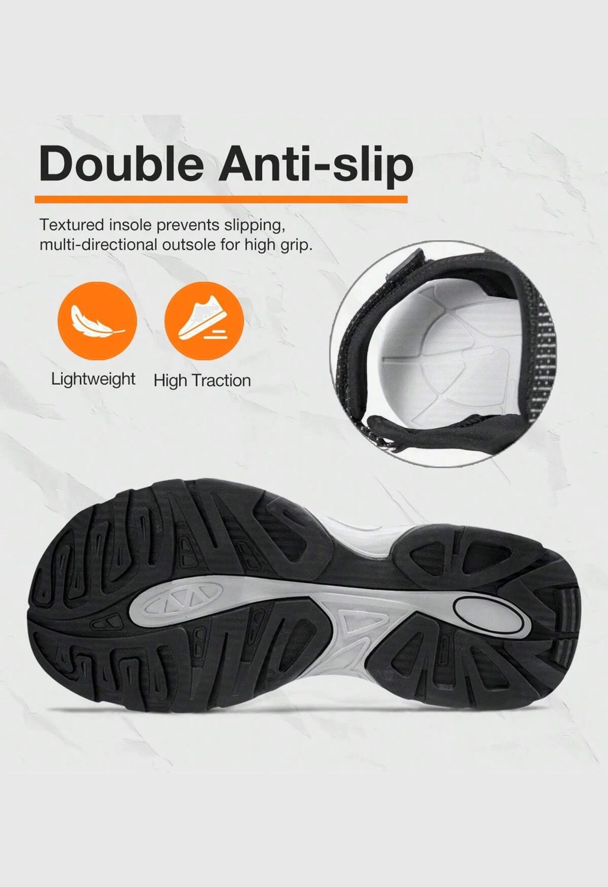 CAMEL CROWN Women's Summer Black Sports Outdoor Sandals - Image 5