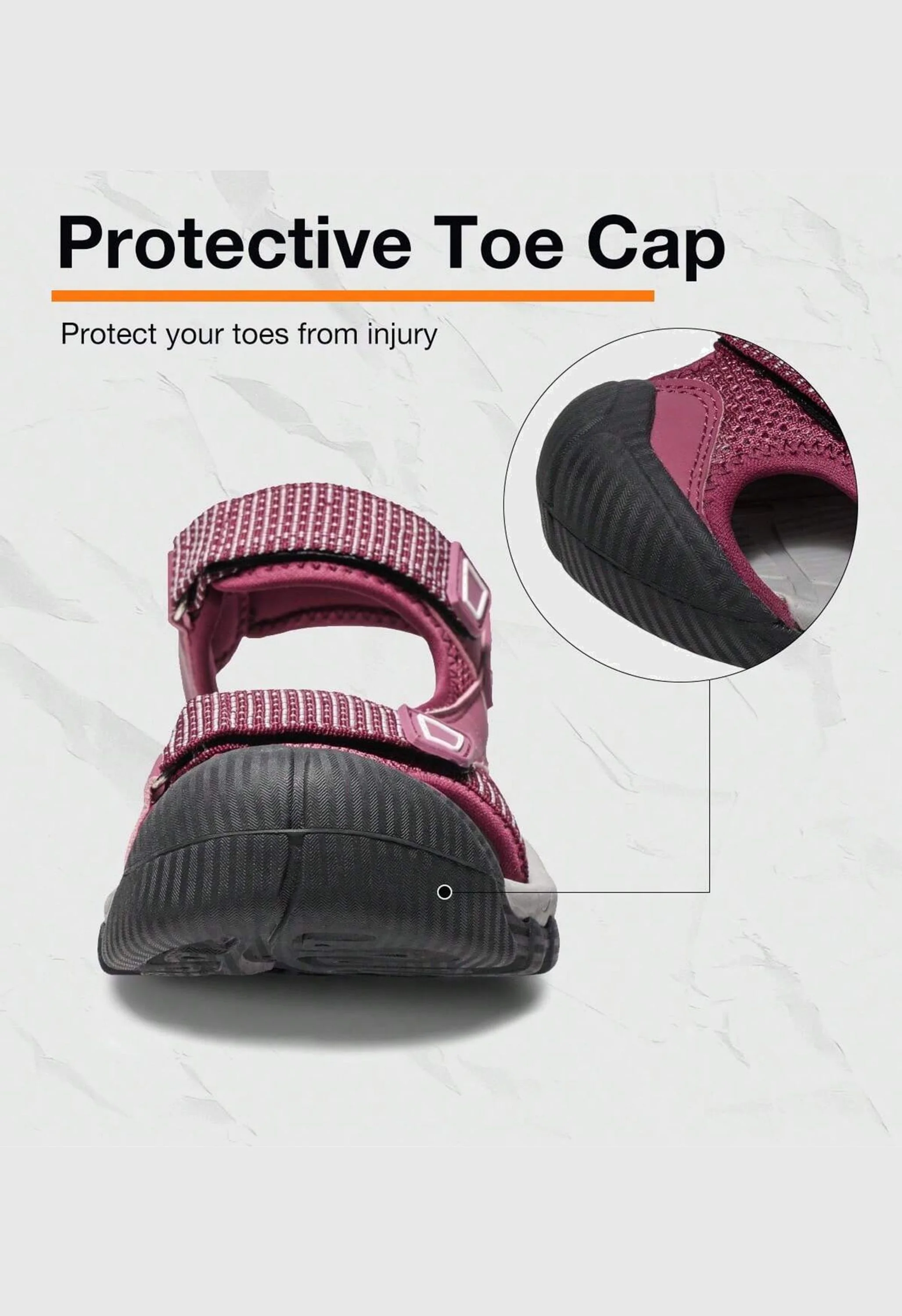 CAMEL CROWN Women's Summer Pink Sports Outdoor Sandals - Image 3
