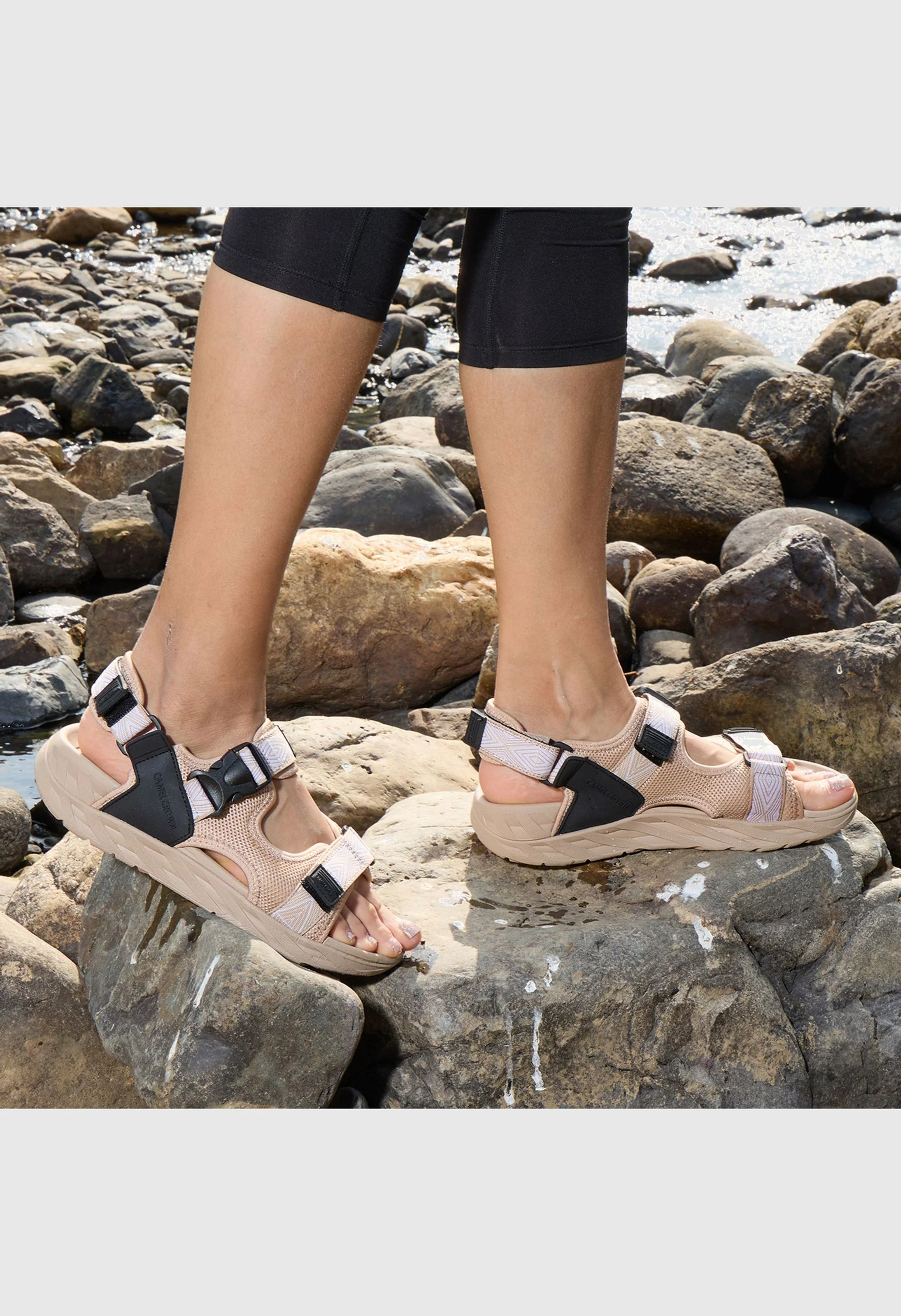 CAMEL CROWN Women's Summer Khaki Sports Open Toe Outdoor Sandals - Image 5