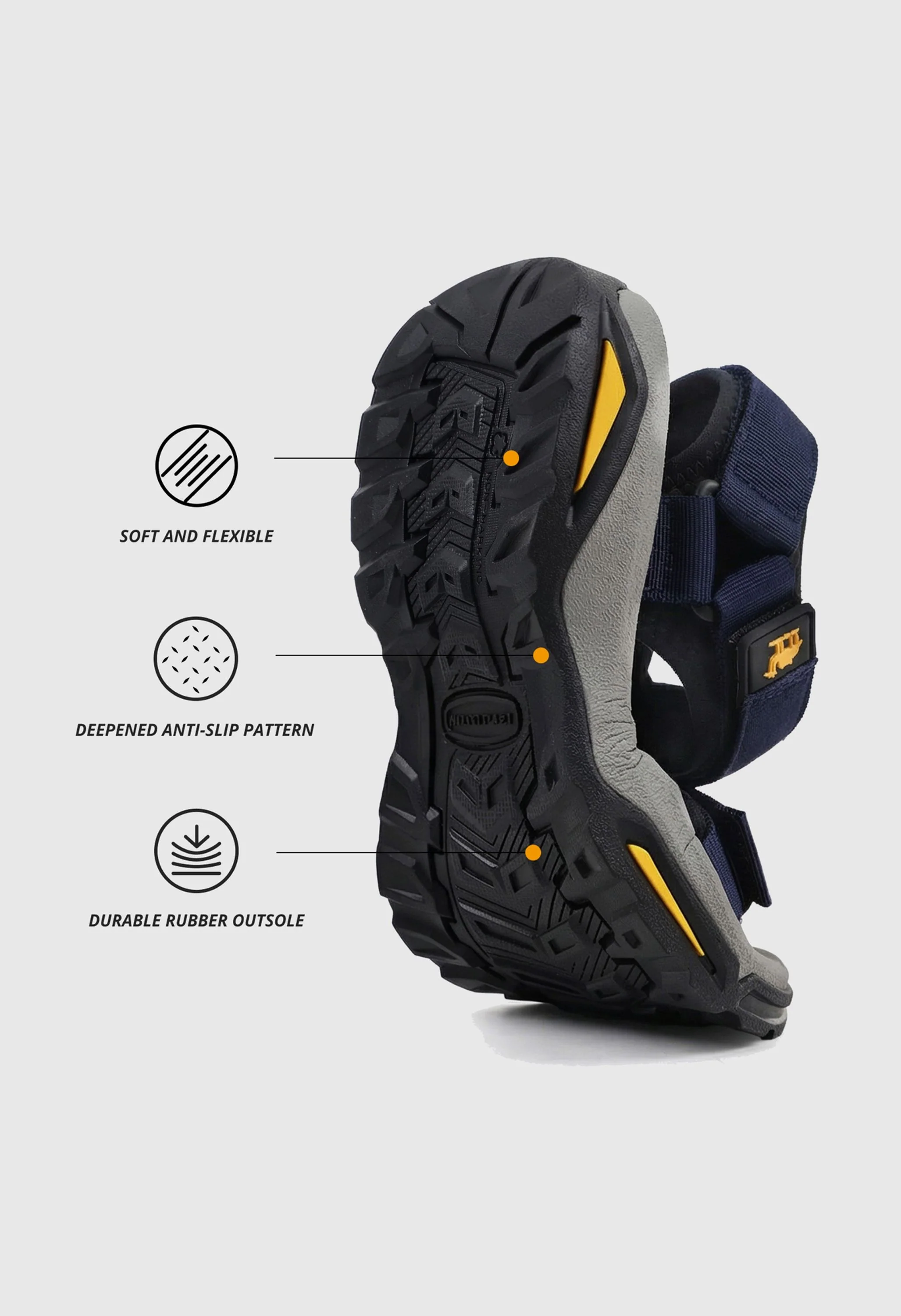 CAMEL CROWN Women's Summer Blue Sports Open Toe Outdoor Sandals - Image 4