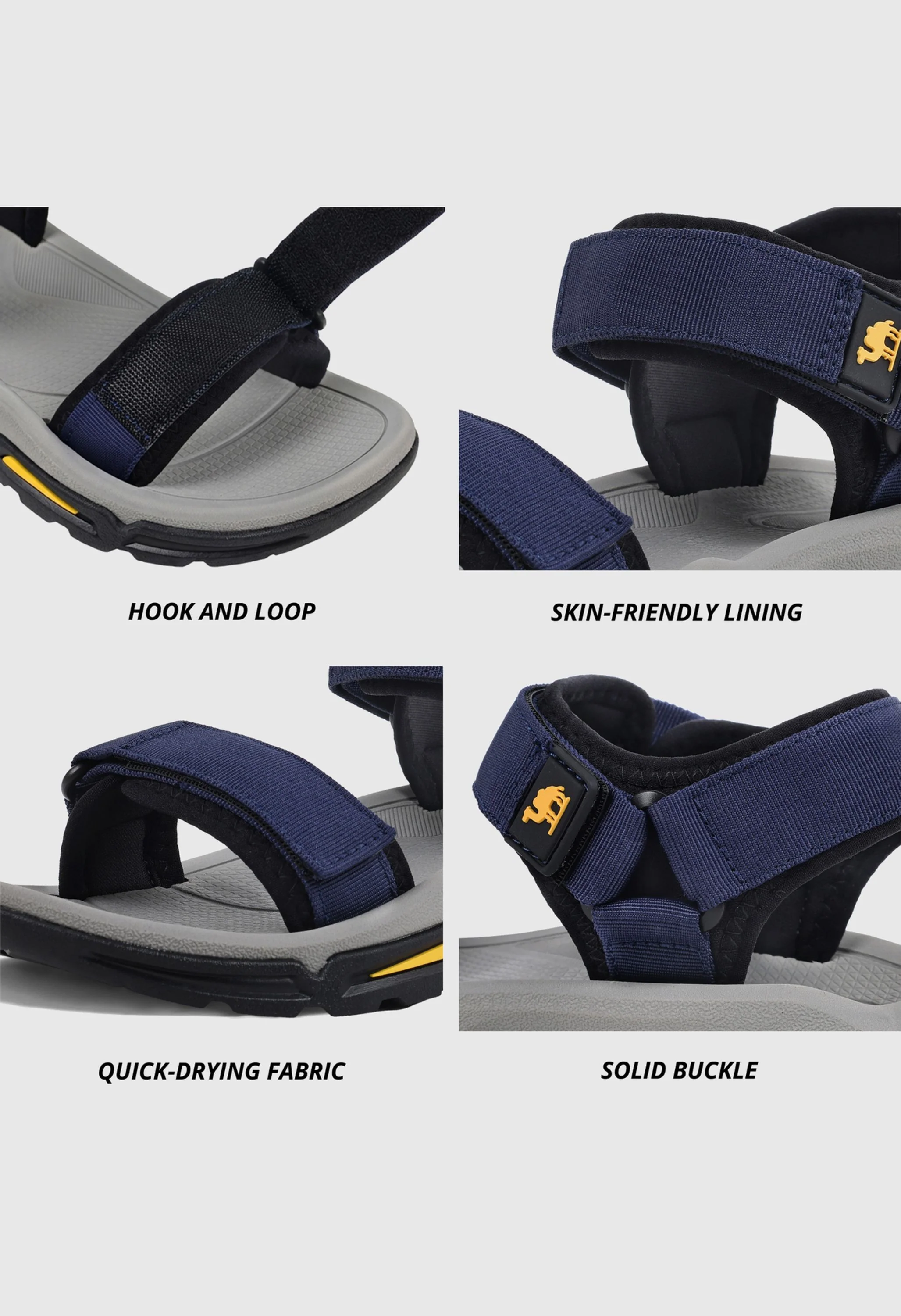 CAMEL CROWN Women's Summer Blue Sports Open Toe Outdoor Sandals - Image 7