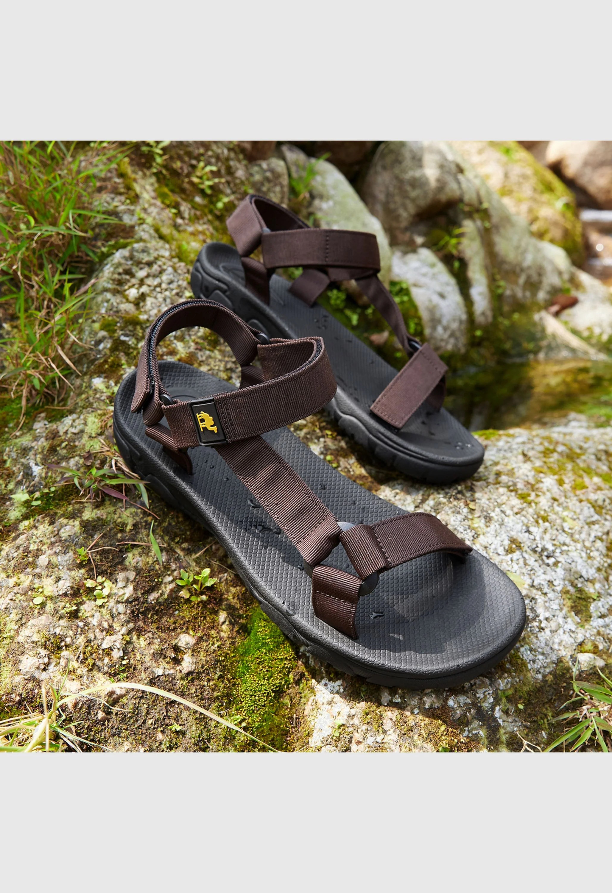 CAMEL CROWN Men's Summer Brown Sports Open Toe Outdoor Sandals - Image 7