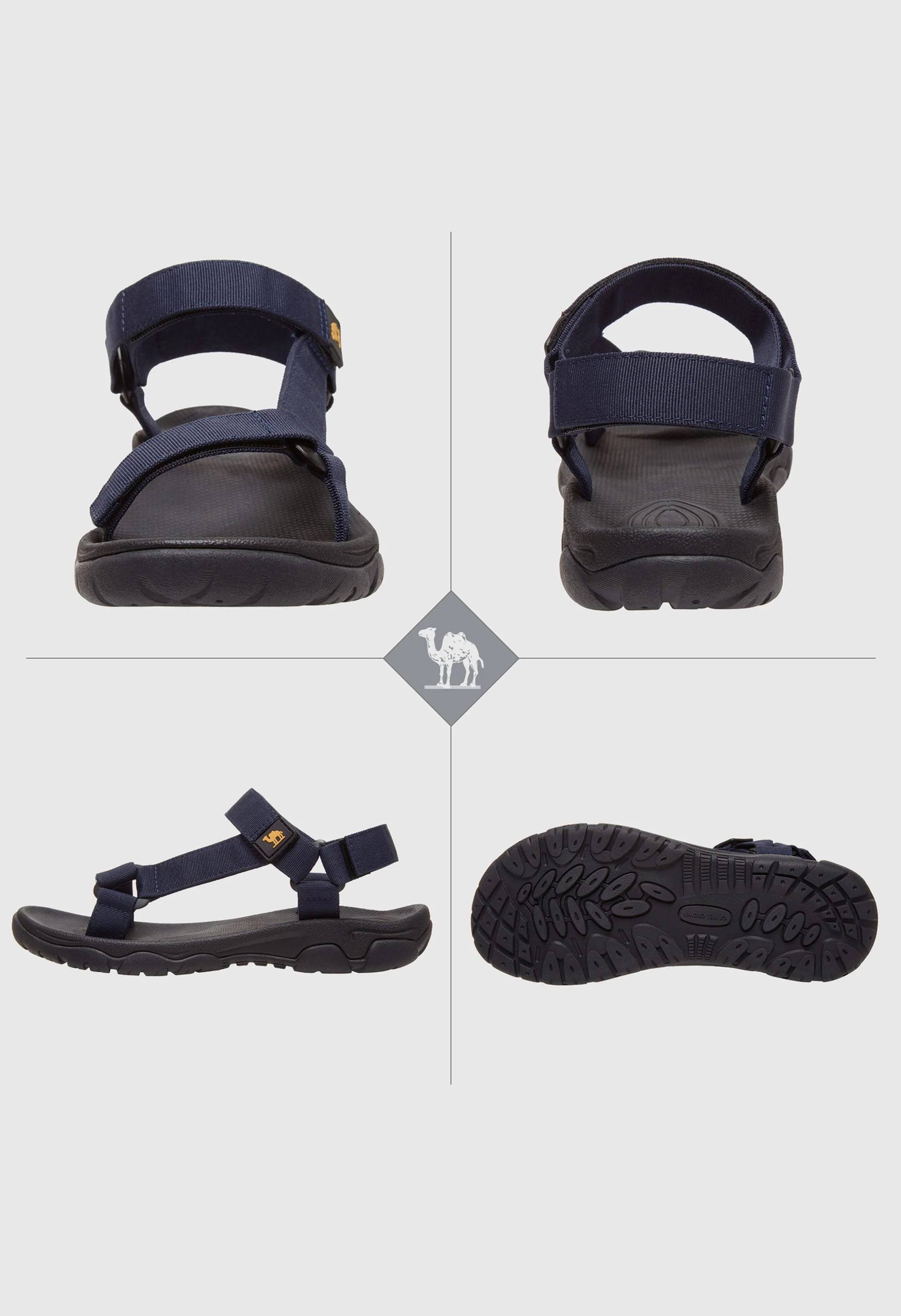 CAMEL CROWN Men's Summer Blue Sports Open Toe Outdoor Sandals - Image 3