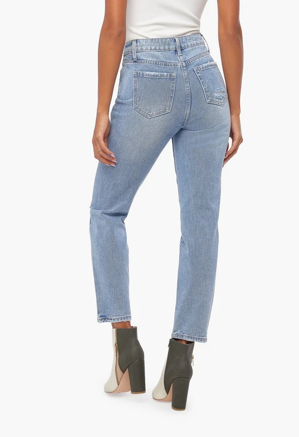 Larisa Tapered Destructed Jeans - Image 3