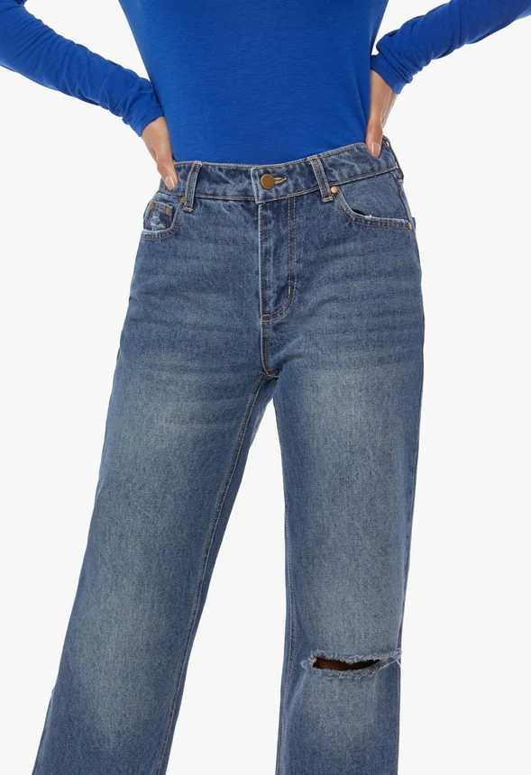 90's Straight Baggy Jeans - Image 4