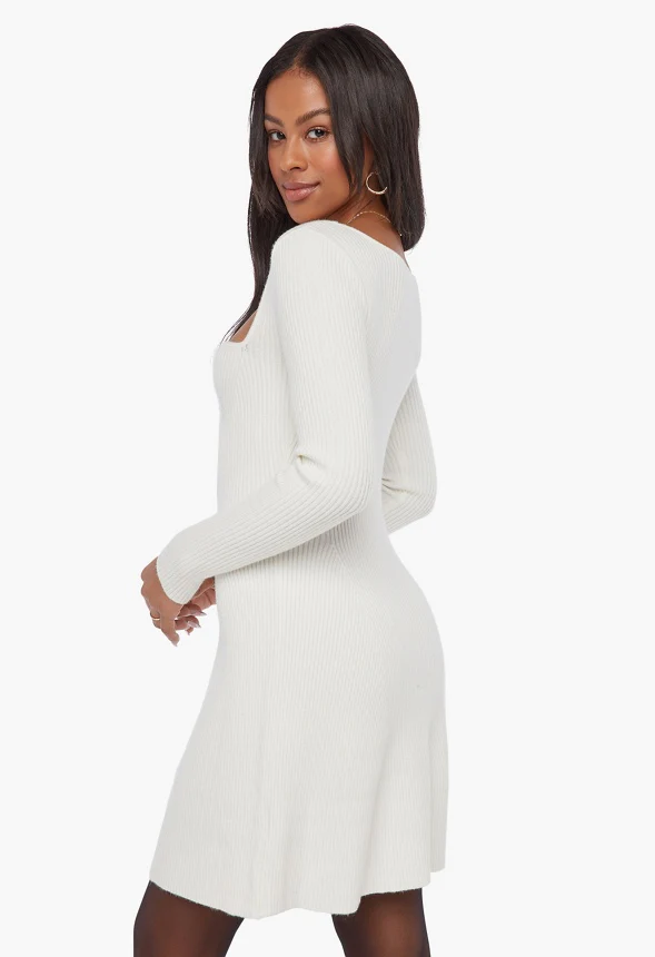 Sweater Mini Dress - Image 3