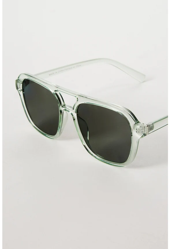 Acetate Aviator Sunglasses - Image 3