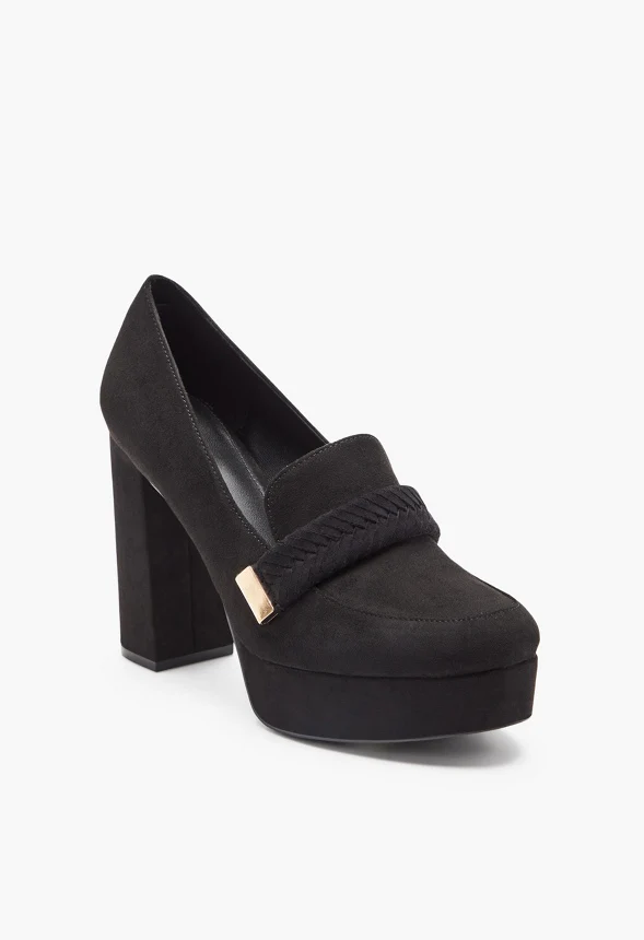 Adele Braided Loafer Platform Pump - Image 2