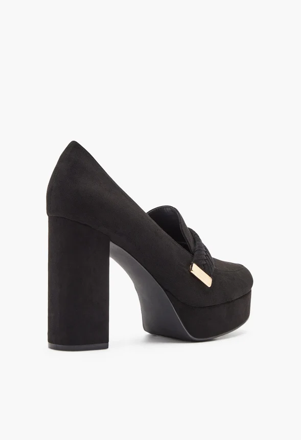 Adele Braided Loafer Platform Pump - Image 3